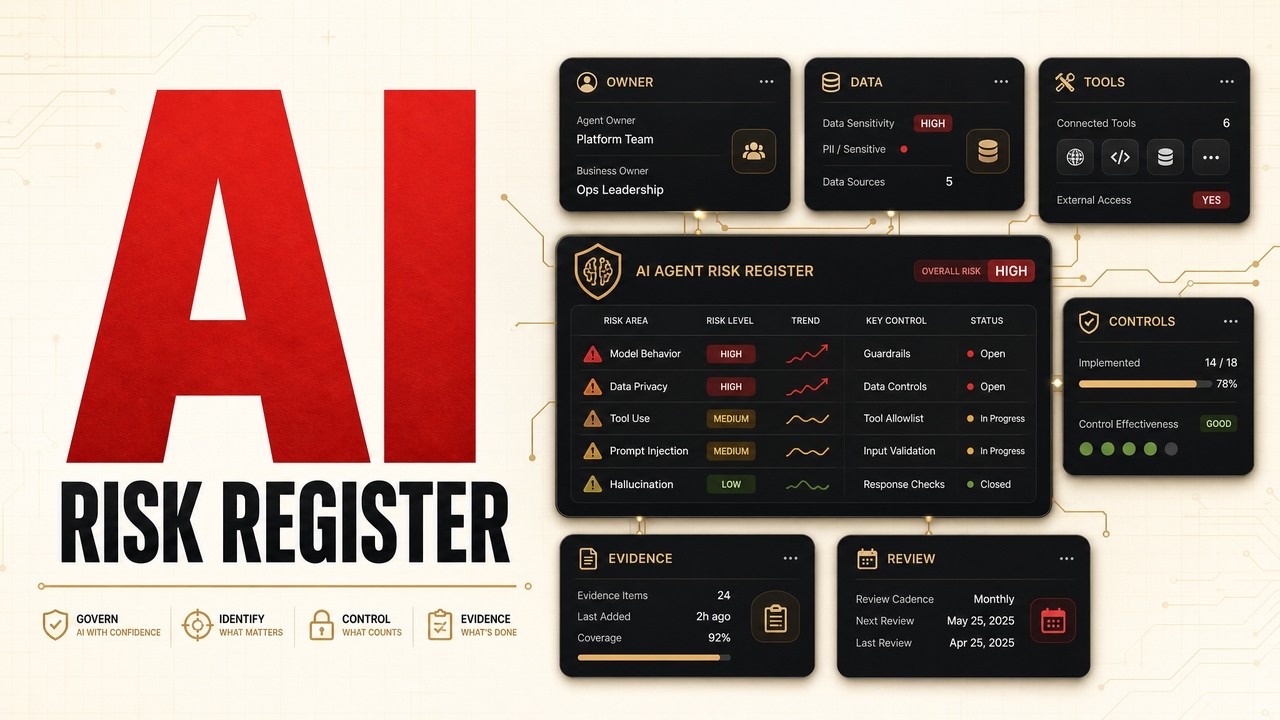 How to Build an AI Agent Risk Register