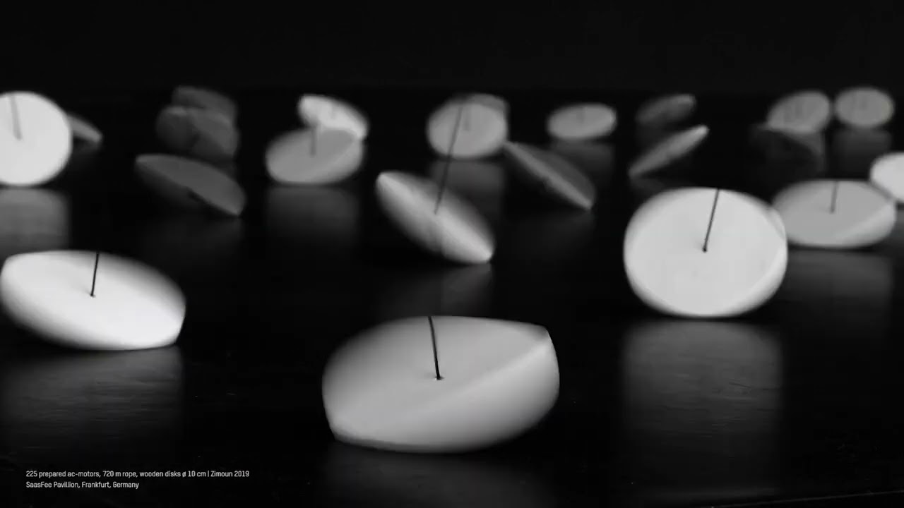 Sound art installations by Zimoun