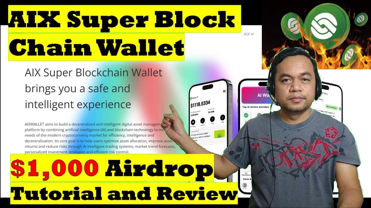 AIX Wallet - Airdrop $1000 Blockchain Technology | Tutorials and Reviews