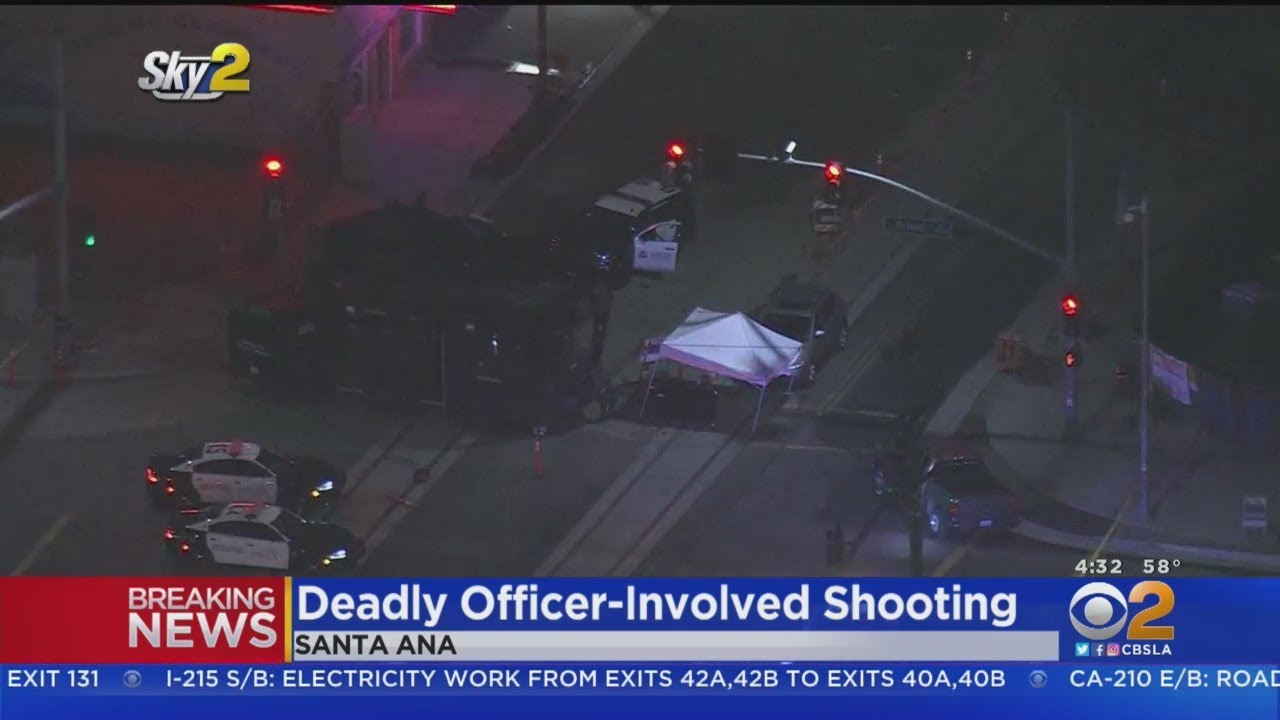 Robbery Suspect Shot, Killed In Santa Ana After Pursuit, 4-Hour Standoff