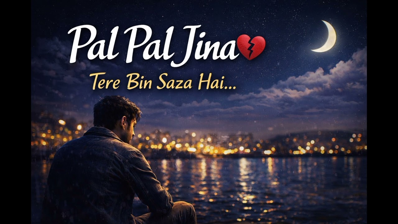 Pal Pal Jina 💔 | Tere Bin Saza Hai | Emotional Sad Hindi Song