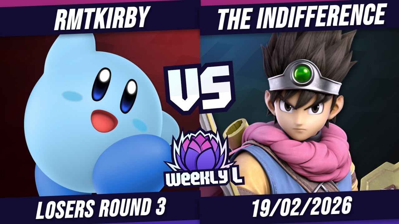 RMTKirby vs The Indifference - Losers Round 3 - Weekly L #198 | Kirby vs Hero