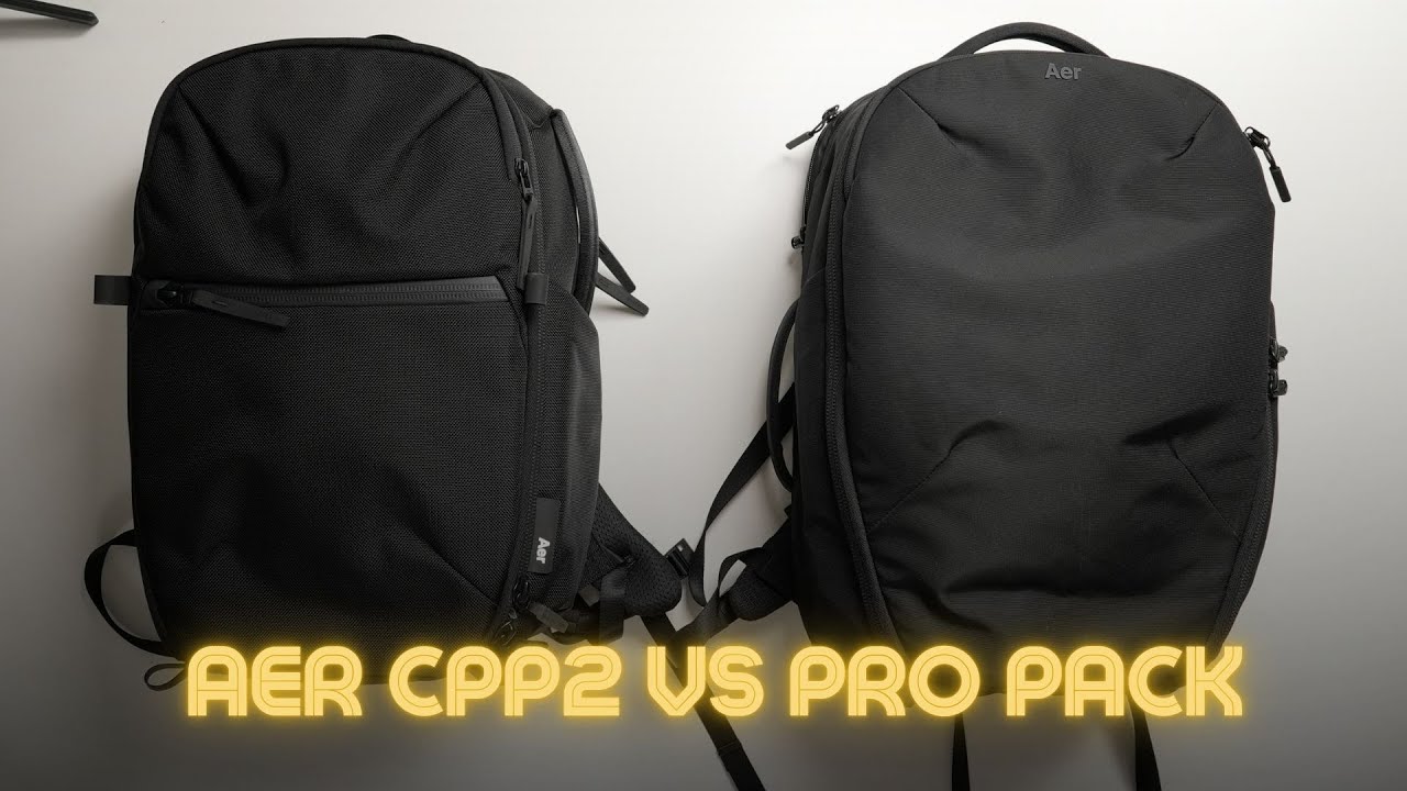 AER City Pack Pro 2 vs 24L Pro Pack!!  Side by Side Comparison!  Which 24L Backpack should you get?!