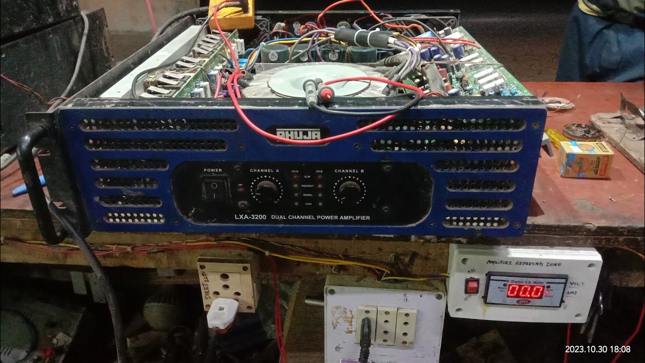 Ahuja LXA3200 Channal B sound problem repair /sound no clear ahuja lxa 3200