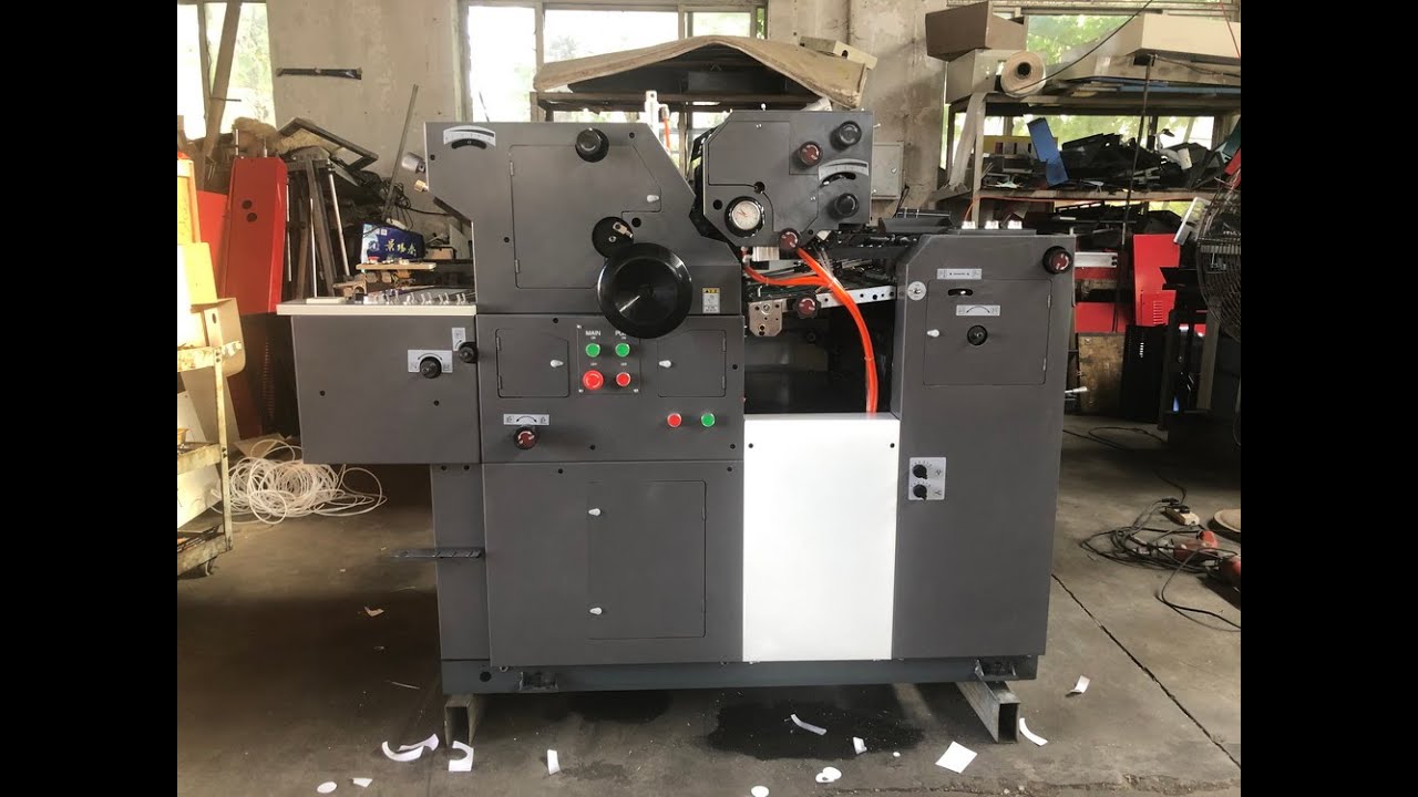 2 COLOR OFFSET PRINTING MACHINE SATELLITE TYPE FULL PNEUMATIC WITHOUT TOUCH SCREEN 16X22 ZR56IISP