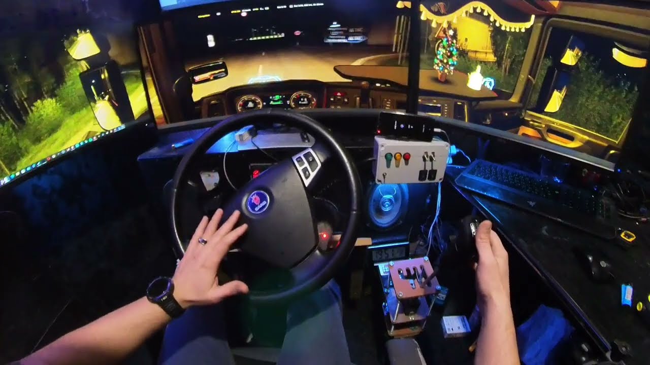 Scania S730 with low loader|ETS2| Custom Cockpit|