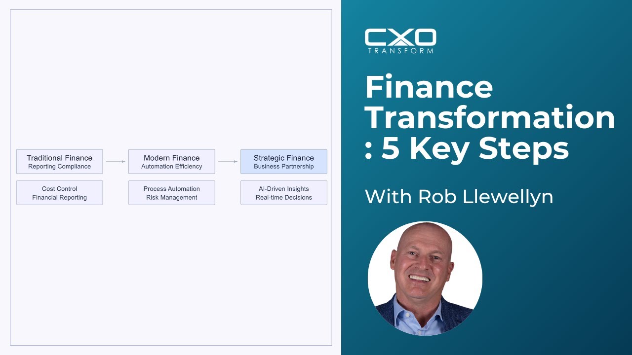 5 Critical Steps for Finance Transformation Leaders