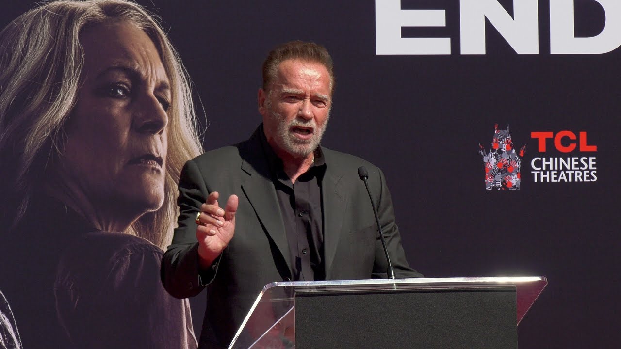 Arnold Schwarzenegger Full Speech at Jamie Lee Curtis Handprint and Footprint Ceremony in Hollywood