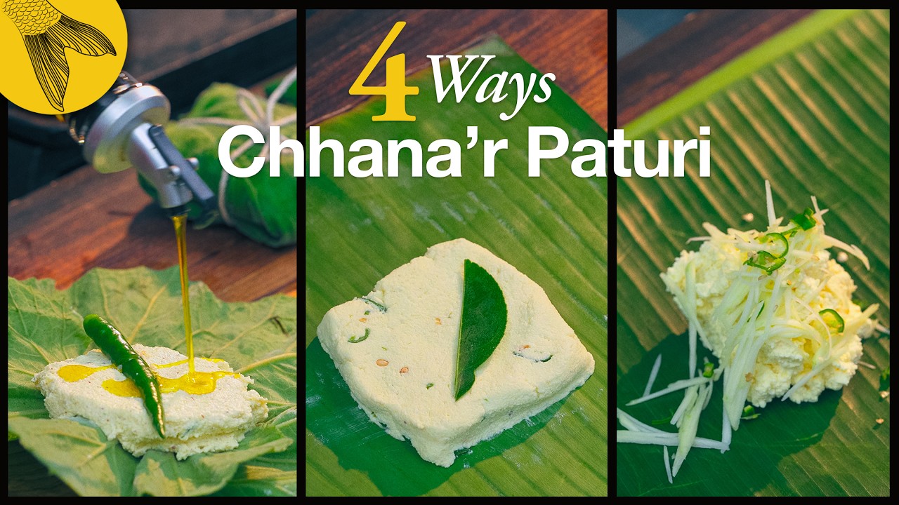 Chhana'r Paturi—a complete guide—cottage cheese in leaf parcels—Bengali vegetarian recipe
