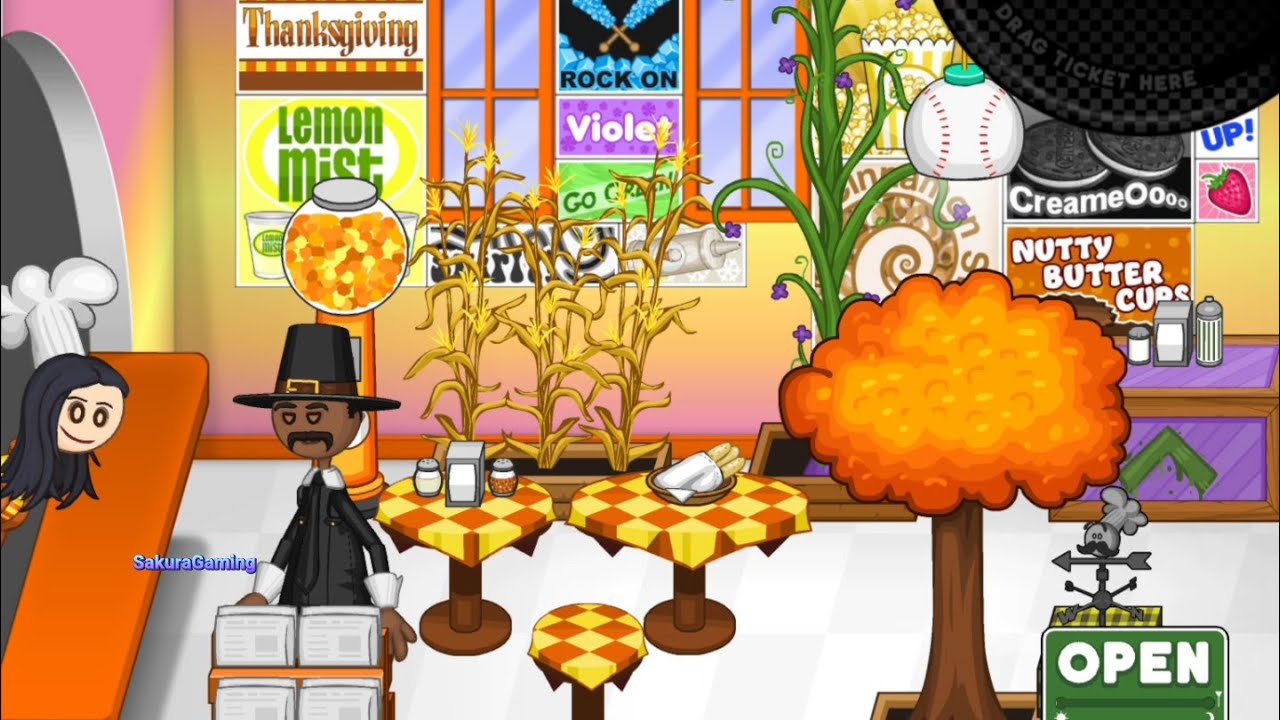 Papa's Cupcakeria HD - Thanksgiving