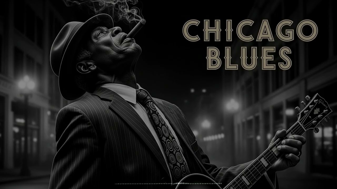 Chicago Blues Night Drive | Slow Guitar Mix for Deep Relax Emotional Blues 2026 Playlist