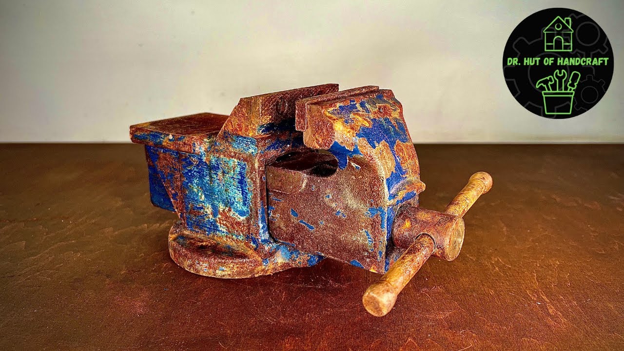 Rusty old vise restoration I Dr. Hut of Handcraft