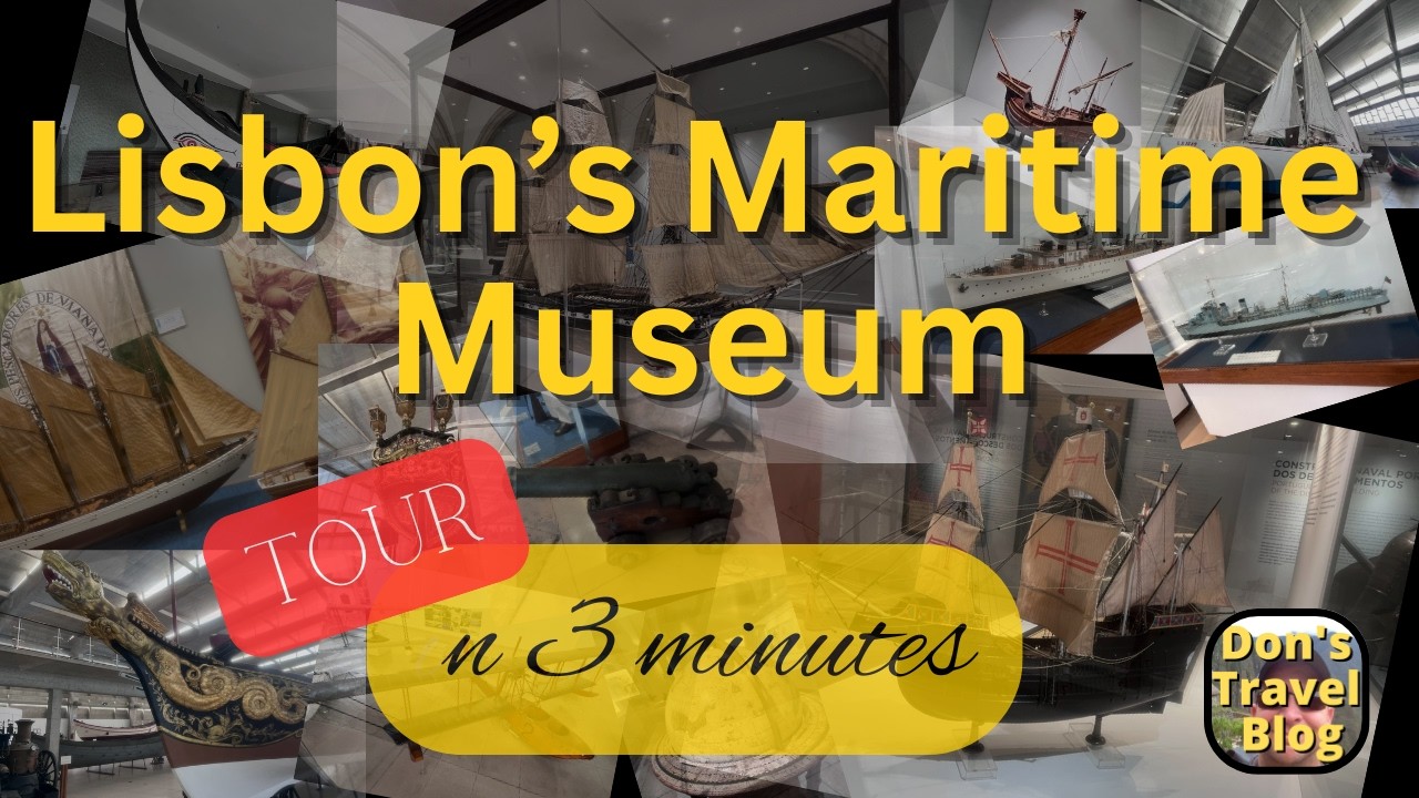 Tour Lisbon Maritime Museum in 3 minutes