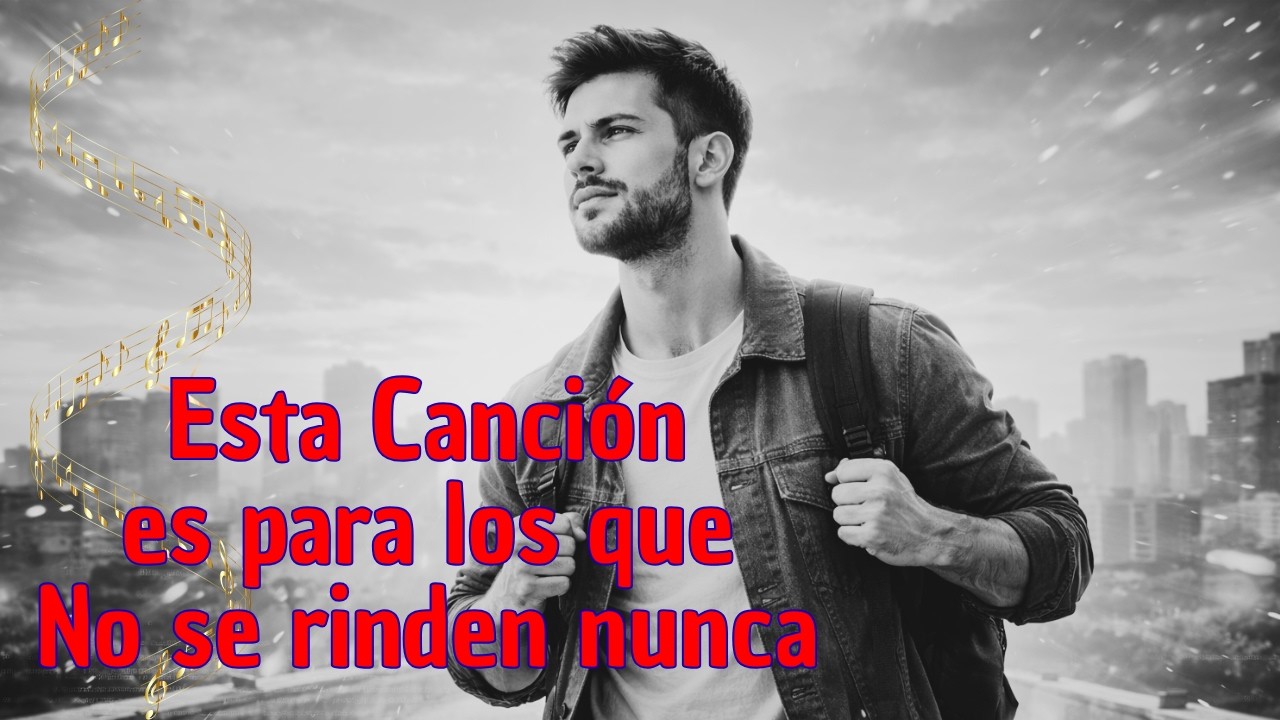 🎧Inspirada en la fortaleza 😎una canción para los que no se rinden nunca #musicamotivadora