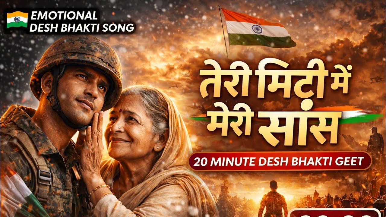 तेरी मिट्टी में मेरी सांस | 20 Minute Emotional Desh Bhakti Song | Maa Ki Dua & Soldier Story 🇮🇳