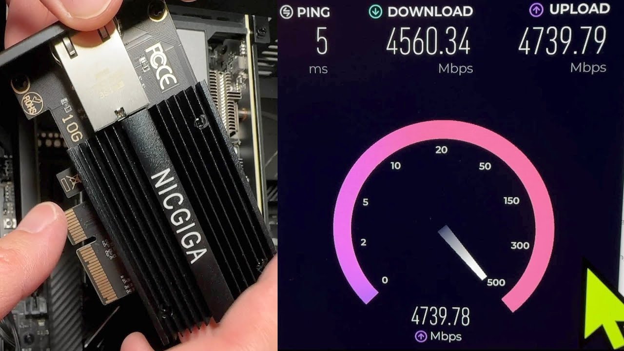 ЛУЧШАЯ 10-гигабитная Ethernet-карта?! NICGIGA 10G!