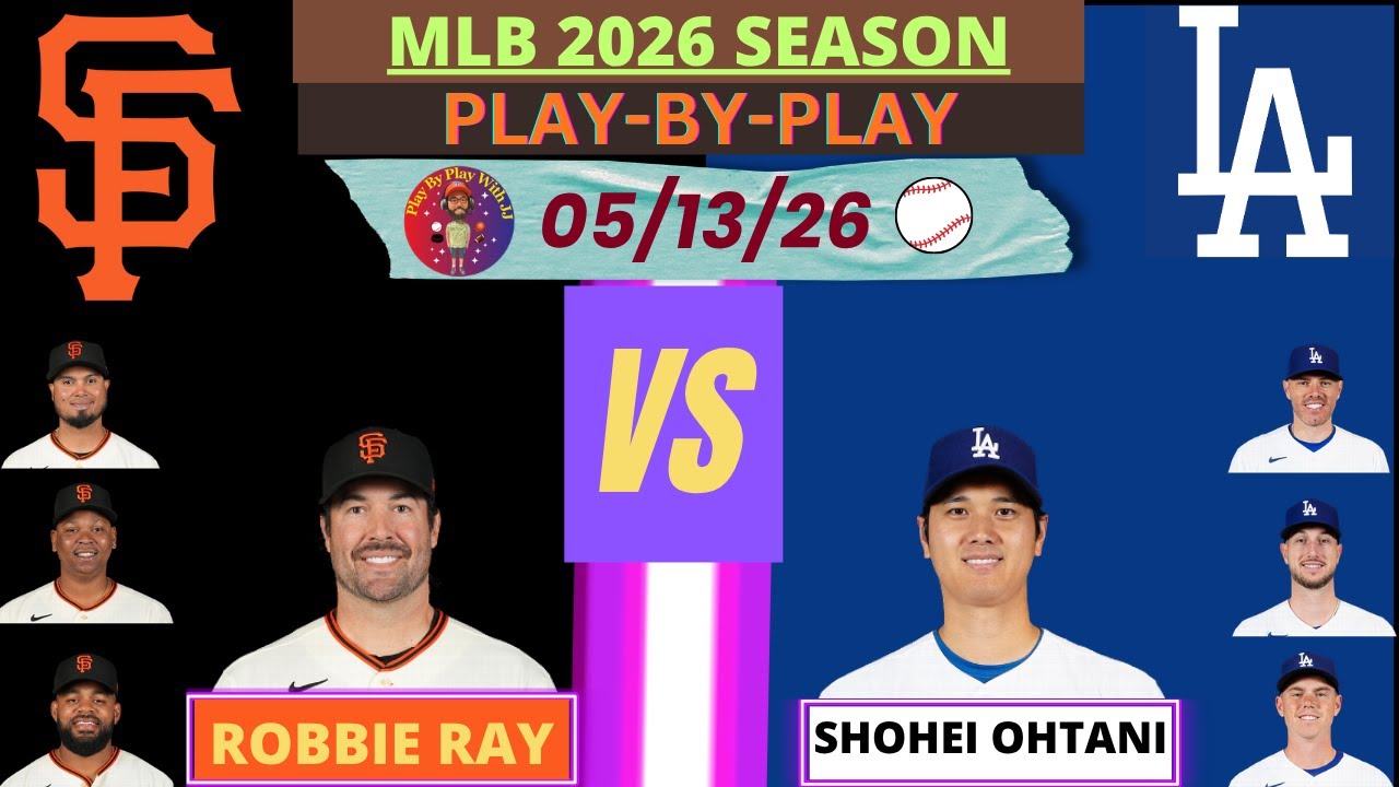 San Francisco Giants @ LA Dodgers LIVE 3D MODE | Radio-Style Play-by-Play #giants #dodgers