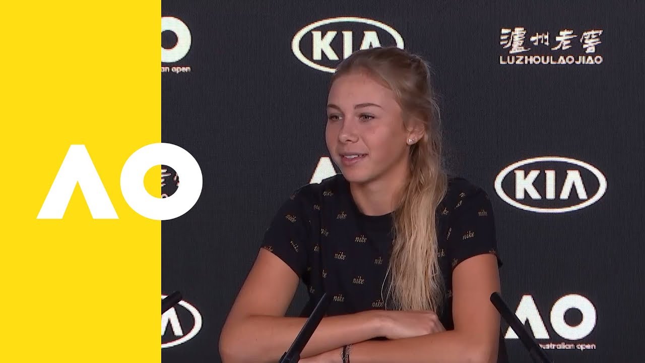 Amanda Anisimova press conference (3R) | Australian Open 2019