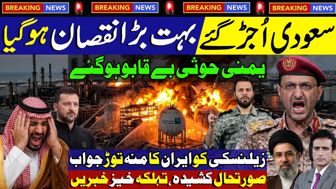 🚨Houthi Strikes On Saudi Arabia Aramco Oil Facilities Major Loss | Iran's Response To Zelensky