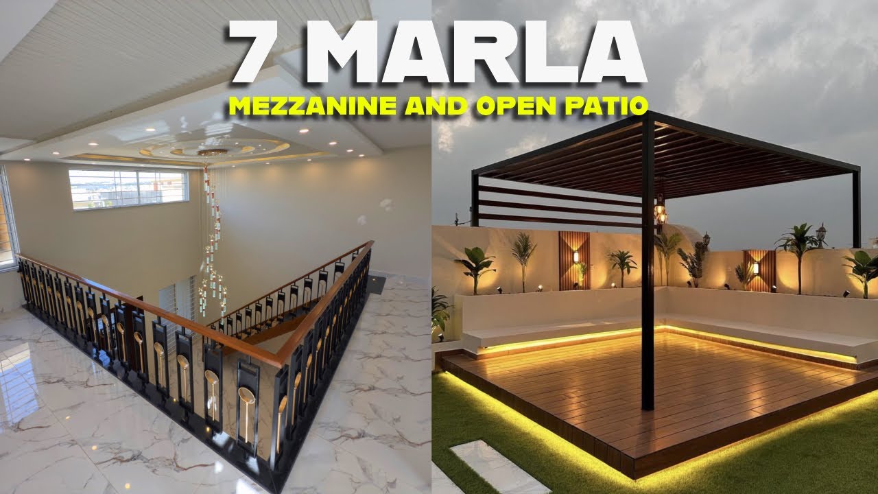 7 Marla solar powered Double Unit House with mezzanine & Patio for sale in Bahria Town Rawalpindi