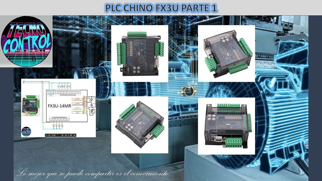 INTRODUCCIÓN AL PLC CHINO FX3U PARTE 1 (CONEXION)