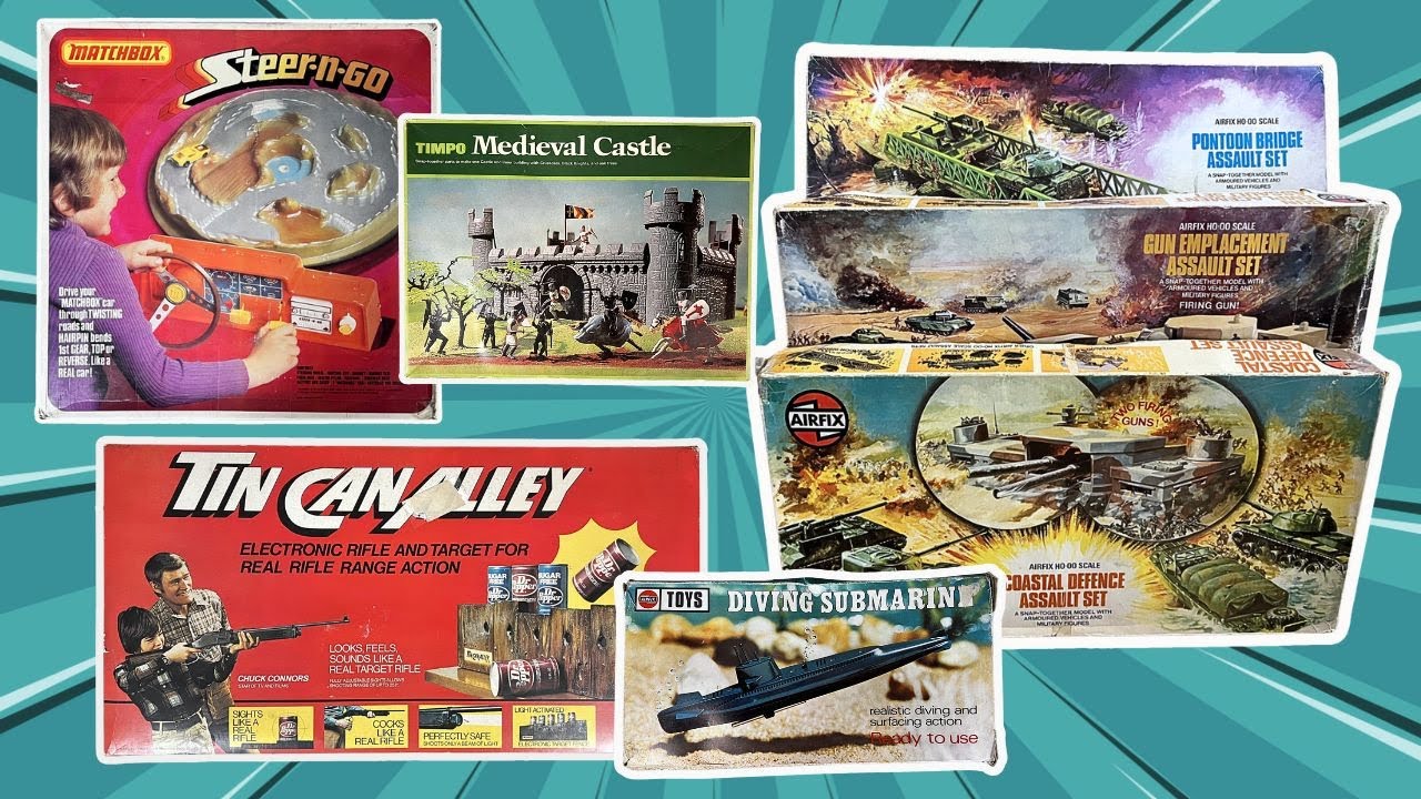 Unboxing Some Amazing 1970s Toys. Matchbox Timpo Airfix and more!!!