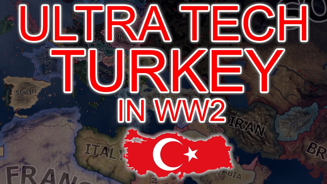 Ultra Tech Turkey In WW2 - HOI4 Timelapse 2022