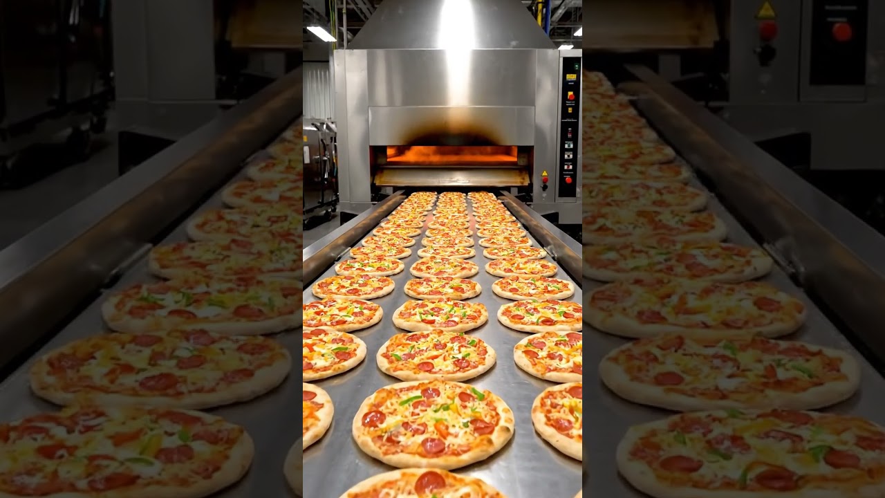 Inside a Frozen Pizza Factory 🍕🏭 | Non-Stop Production Line