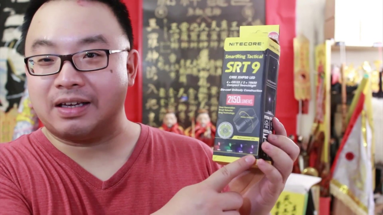 NITECORE SRT9 2150 Lumen Best Self Defense Flashlight 2017 - Review