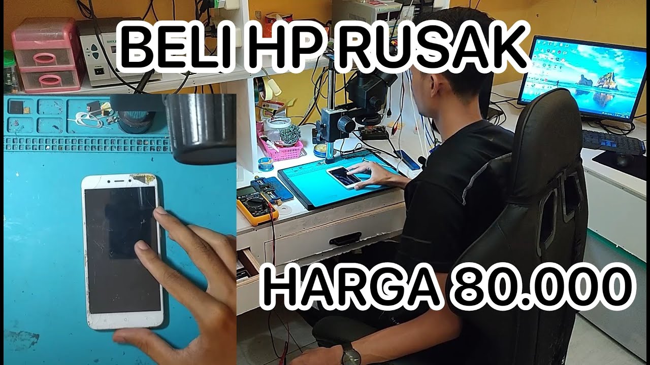 Perbaiki HP rongsok redmi 4x