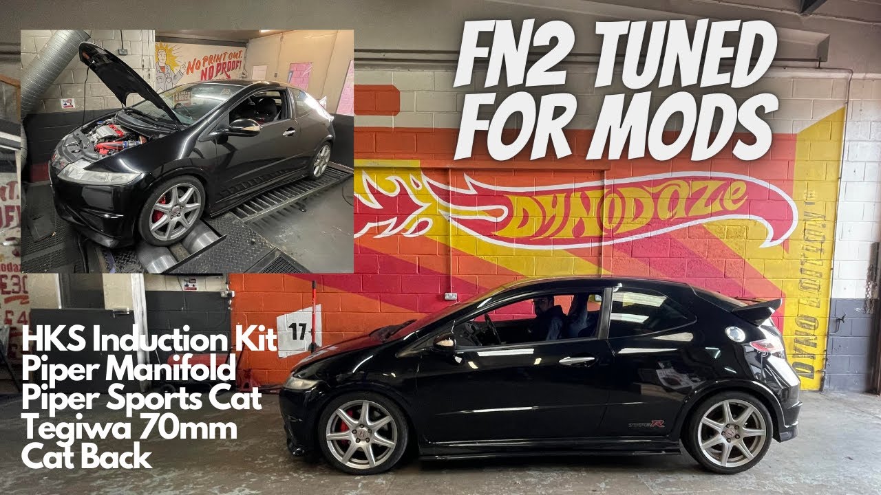 MODIFIED Honda Civic Fn2 Type R Tuned for its New Piper Manifold Sports Cat and Tegiwa 70mm Exhaust