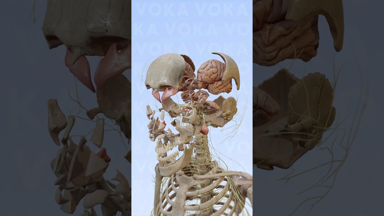 Explora la anatom&iacute;a del cr&aacute;neo y el cerebro con la visualizaci&oacute;n 3D de VOKA #3danatomy