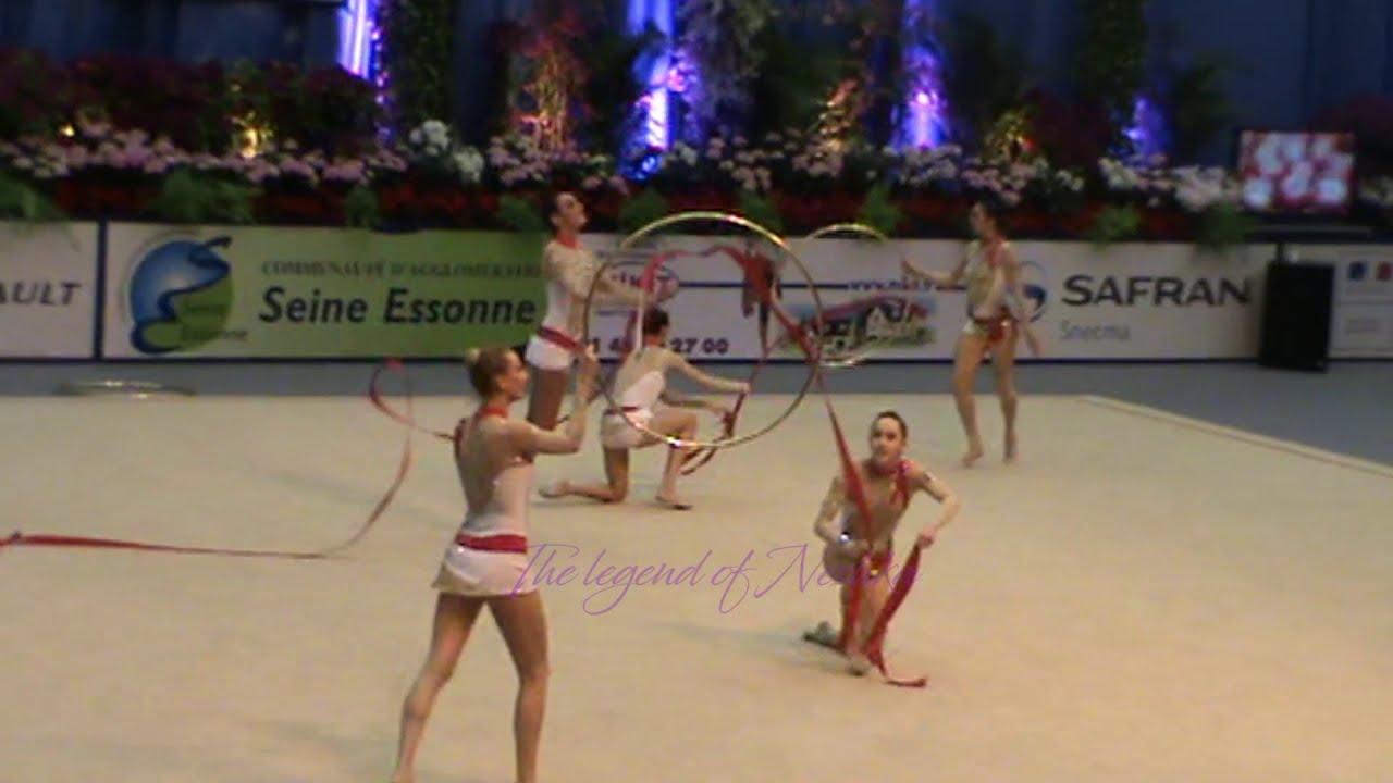 ITALY 3 hoops 2 ribbons - 2011 Corbeil (Saturday evening demo)