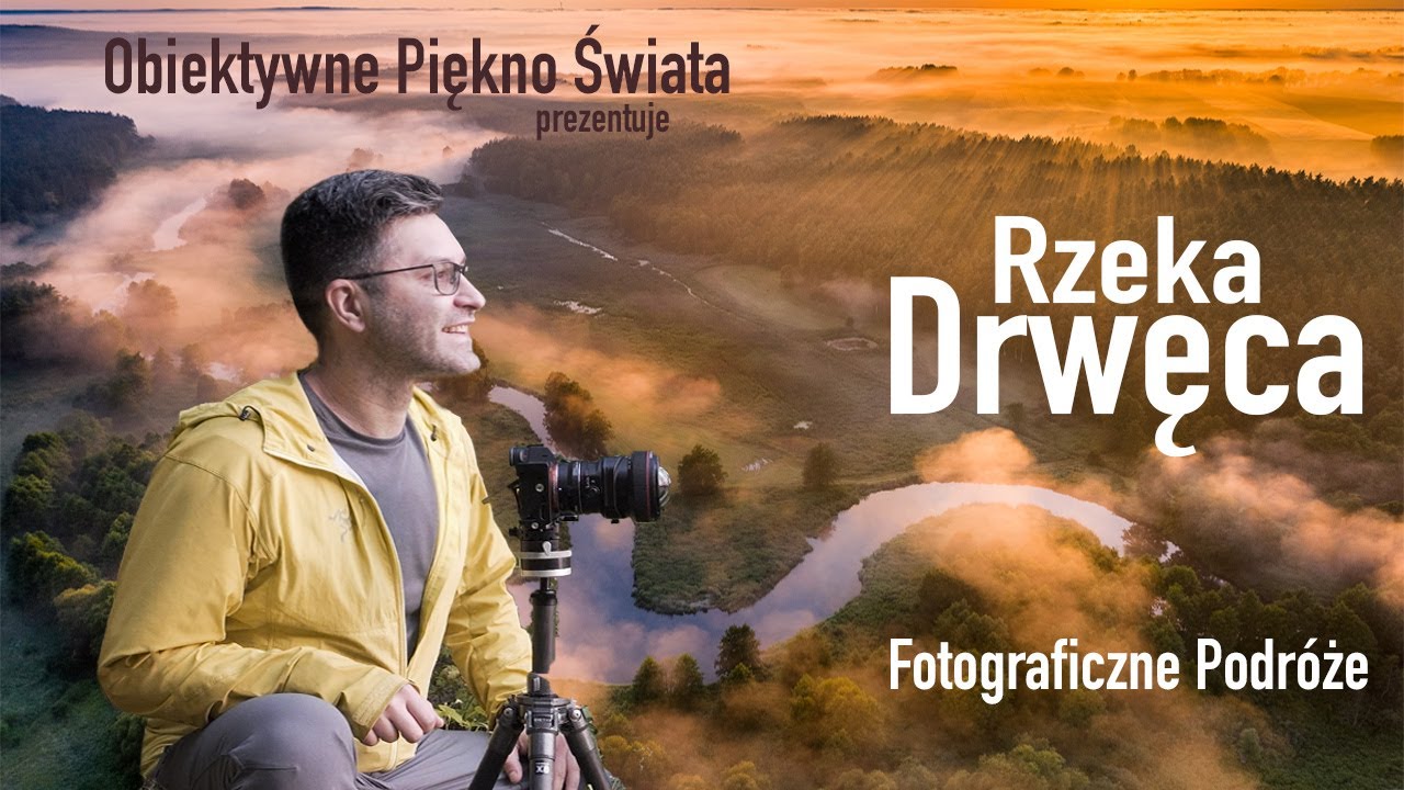 Mglisty Wschód i Obłoki Srebrzyste - Rzeka Drwęca - Fotografia Krajobrazowa