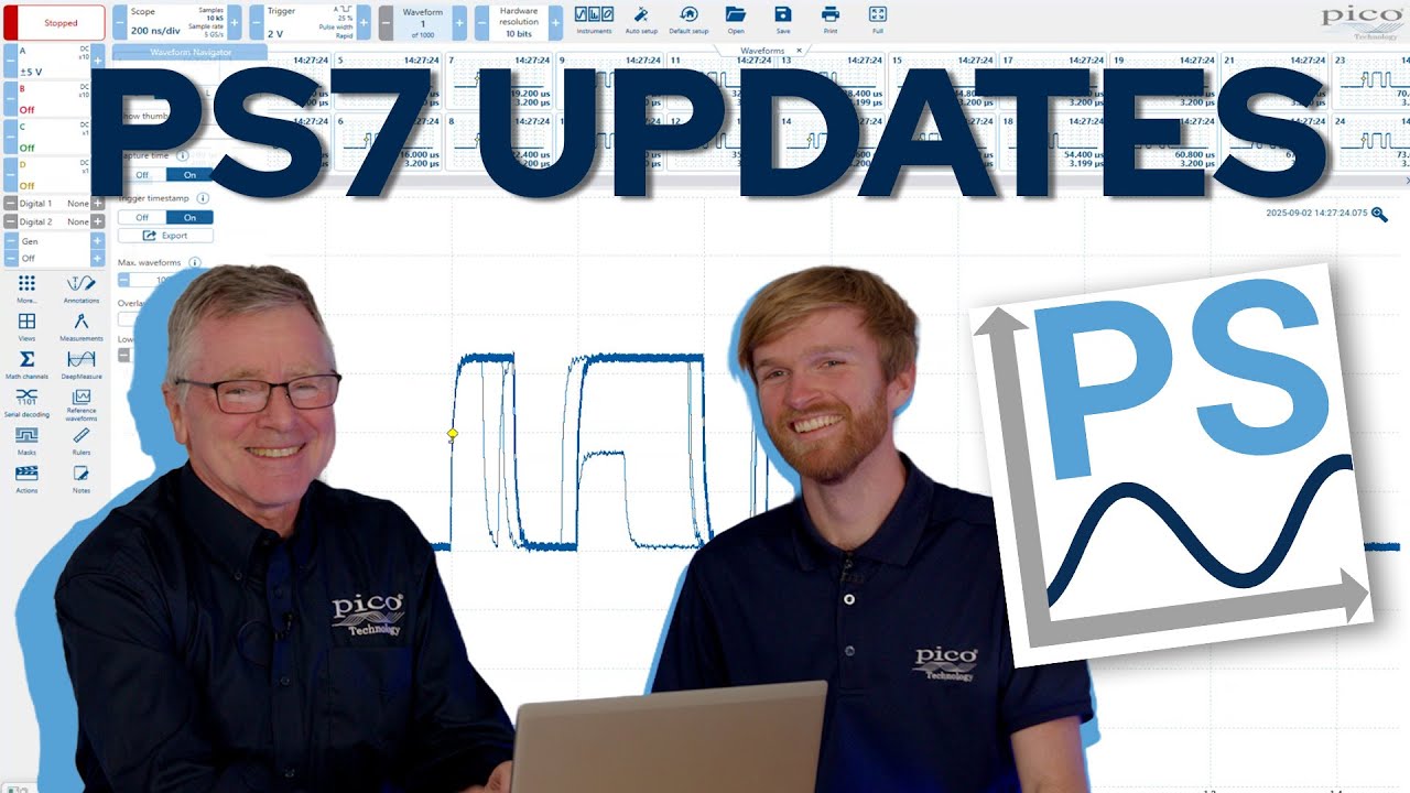 Waveform Overlays (Video 1) | PicoScope 7 | New features