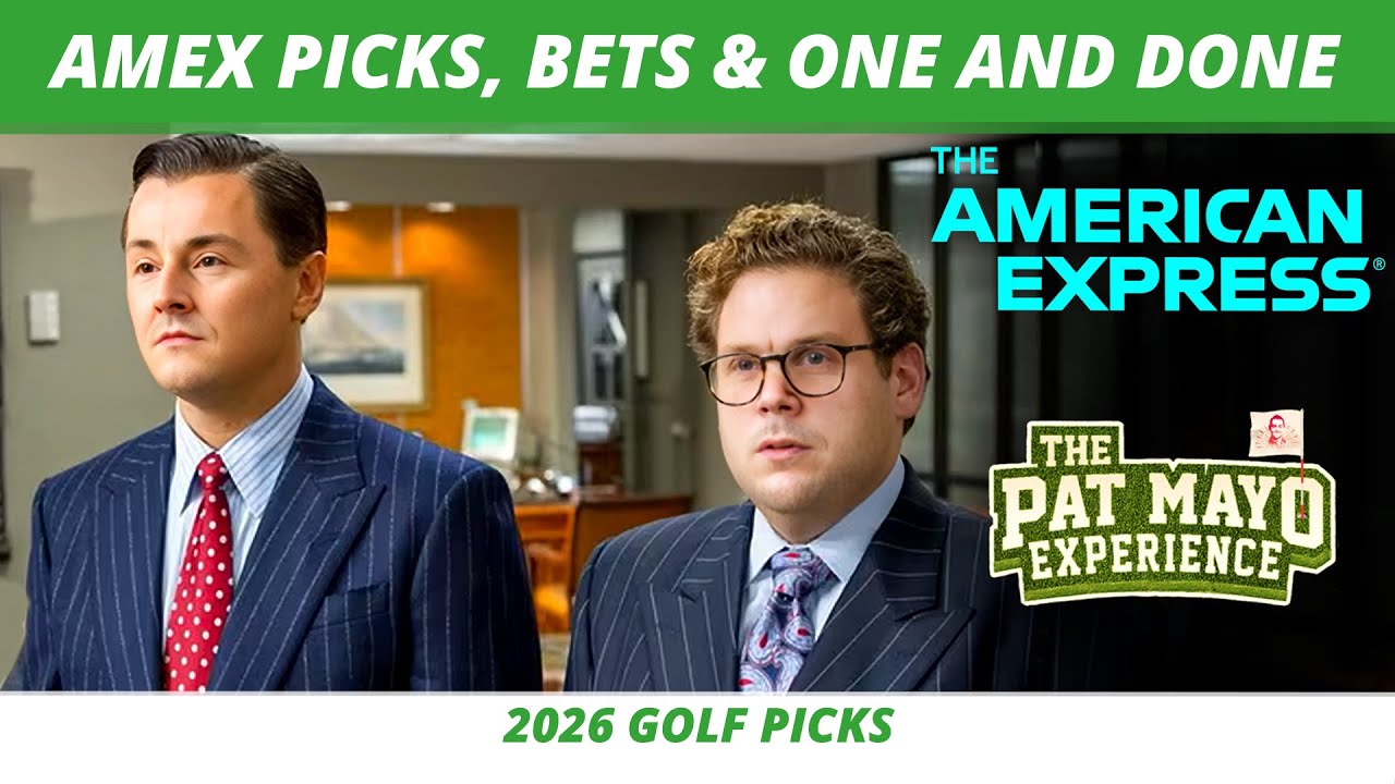 2026 American Express Picks, Bets, One and Done Picks | Sony Open 2026 Recap, YouTube Golf Content