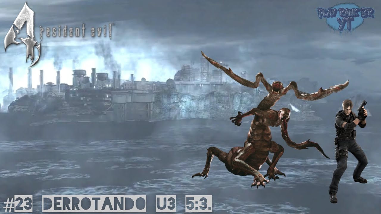 Resident evil 4 Dublado (2005) #23 derrotando U3 5:3.