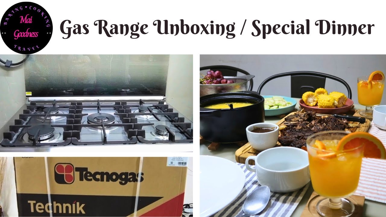 Tecnogas Technik 5-Burner Gas Range Unboxing | Budget-Friendly Quality + Special Dinner