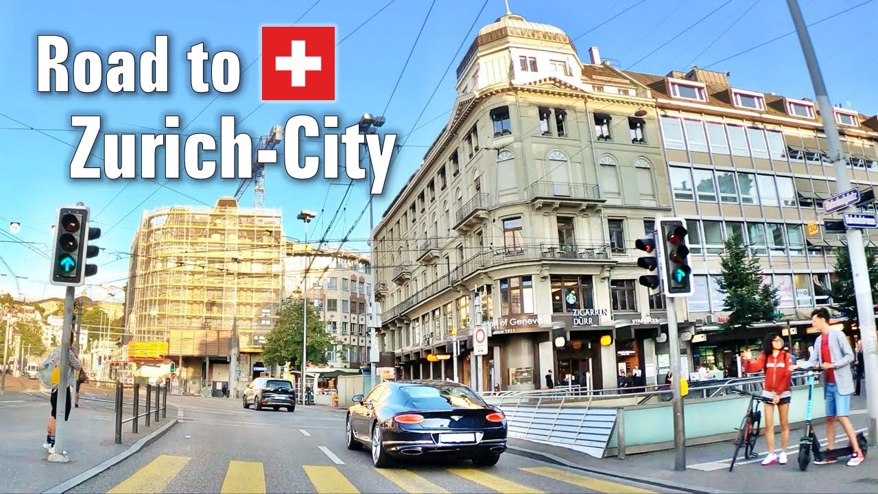 Road to Zurich-City • Driving in Switzerland 🇨🇭 [4K]