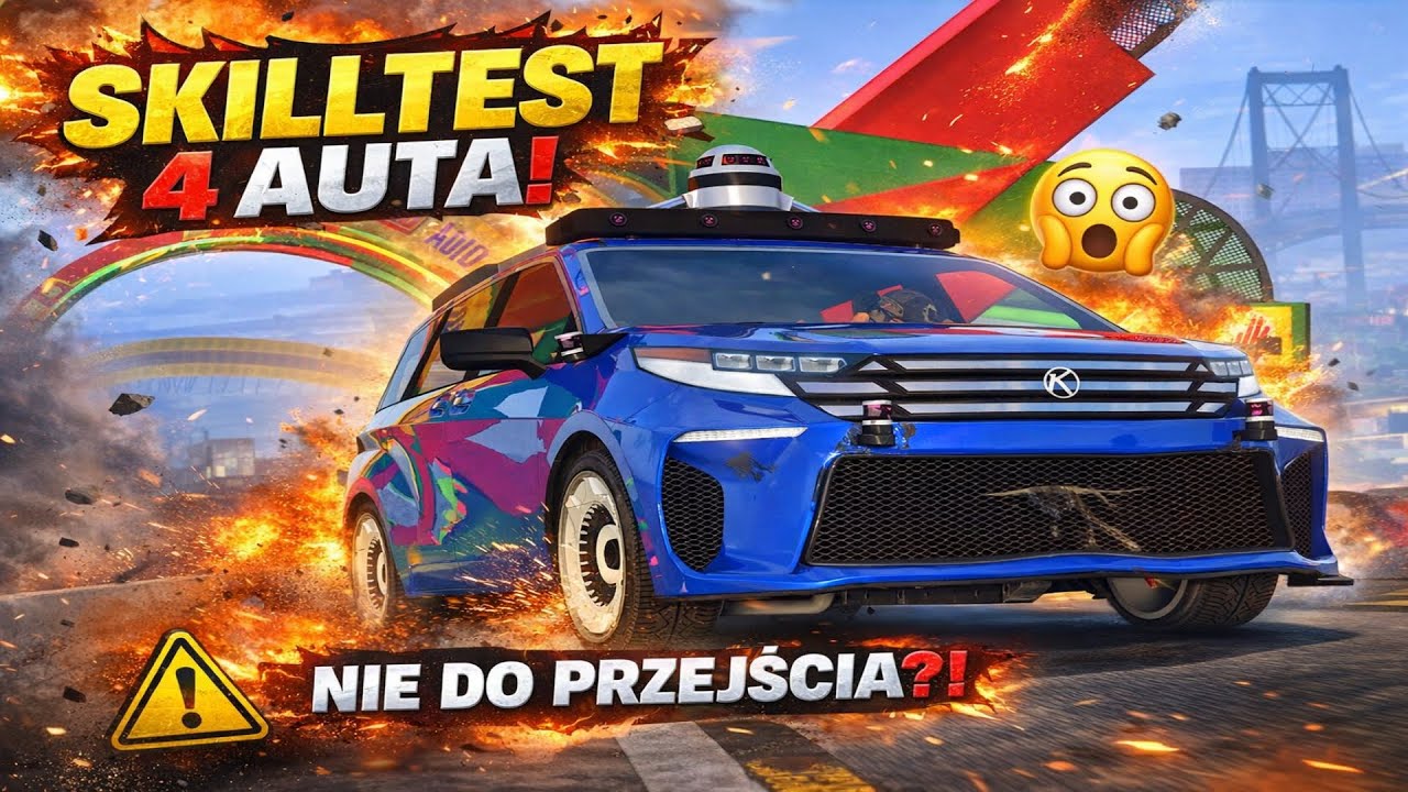 👀 CZY DA SIĘ TO PRZEJŚĆ?! 🚗 SKILLTEST 4 NOWYMI AUTAMI