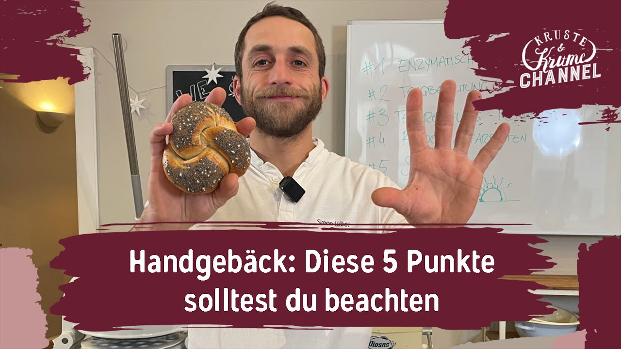 Handgeb&auml;ck: 5 Punkte f&uuml;r perfektes Handgeb&auml;ck zu Hause