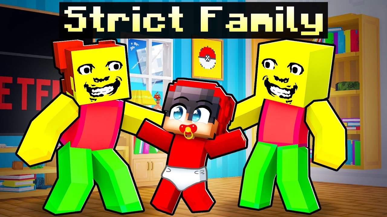 Присоединяемся к СТРОГОЙ СЕМЬЕ в Minecraft!