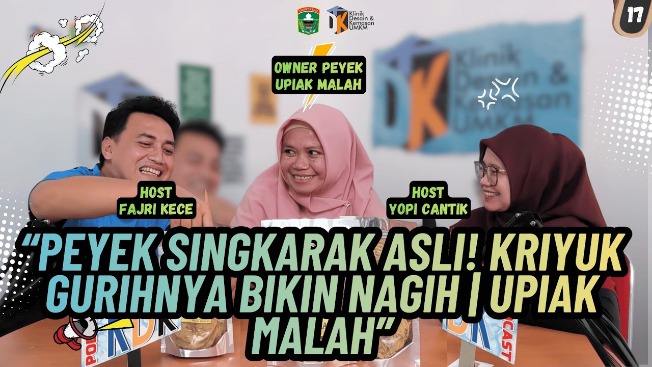 “Peyek Singkarak Asli! Kriyuk Gurihnya Bikin Nagih | UPIAK MALAH”