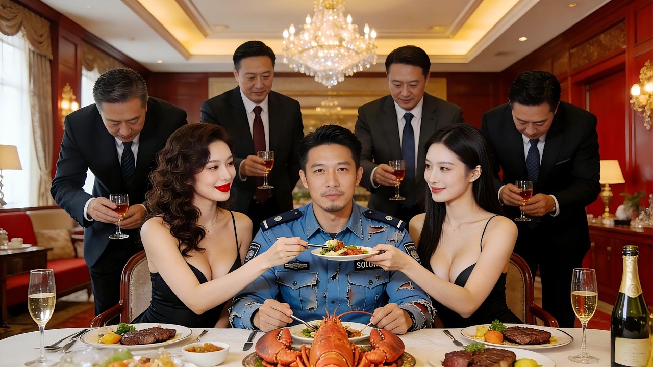 천상의 천재녀들이 경비원 하나 때문에 현장에서 갈등!? 미소지으며 손을 들자, 그가 진정한 배후 자본의 신이었다! #쇼트드라마 #인생역전