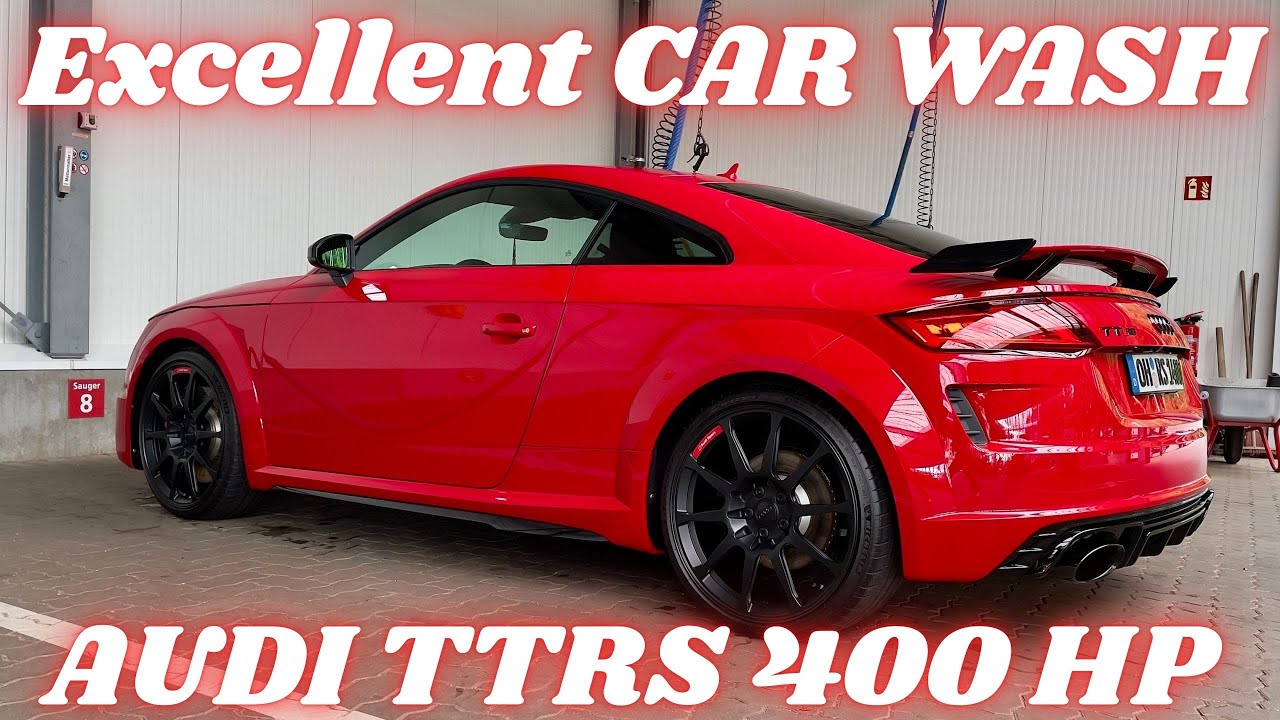 AUDI TTRS CAR HANDWASH with Fireball Products, Ceramic protected car,  no comment