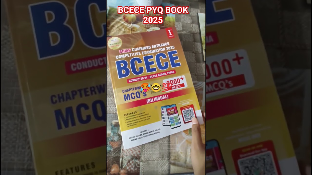 BCECE  PYQ  BOOK 📚📖 2025#biology #shorts #bceceexamdate #bcece2025 #bcece#biharnursing #pyq