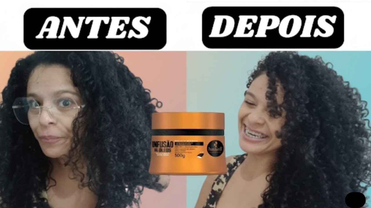 TESTEI A MASCARA HASKELL INFUSAO DE OLEOS  TRATAMENTO CAPILAR + FINALIZAÇÃO