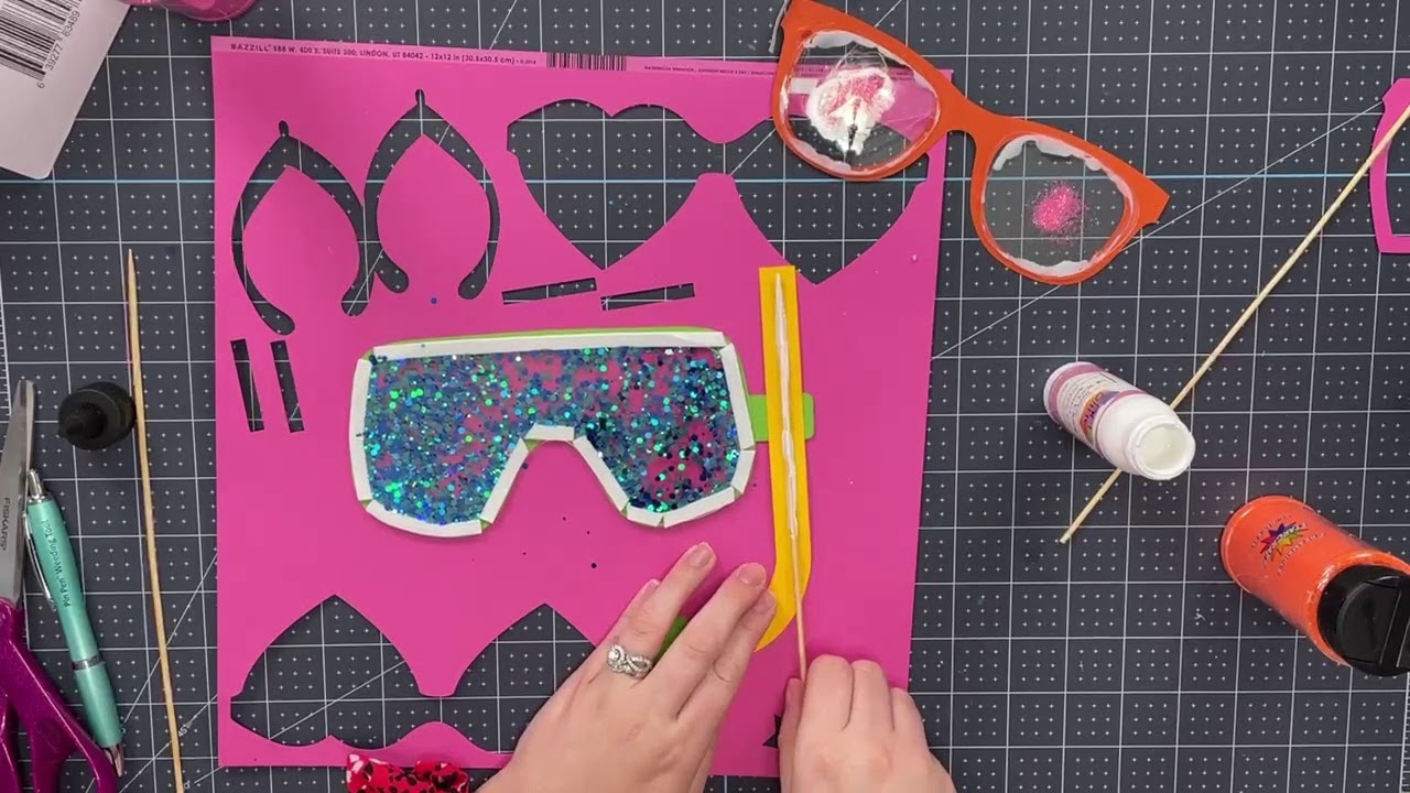 Easy DIY Photobooth Props with Cricut Maker | Summer Party Mystery Box