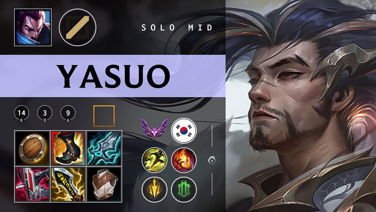 Yasuo Mid vs Tristana - KR Master Patch 26.03