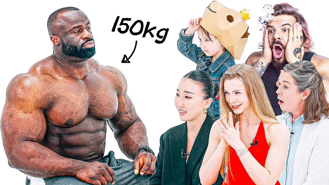 Mulheres de Todas as Idades Reagem ao Homem Mais Musculoso do Mundo